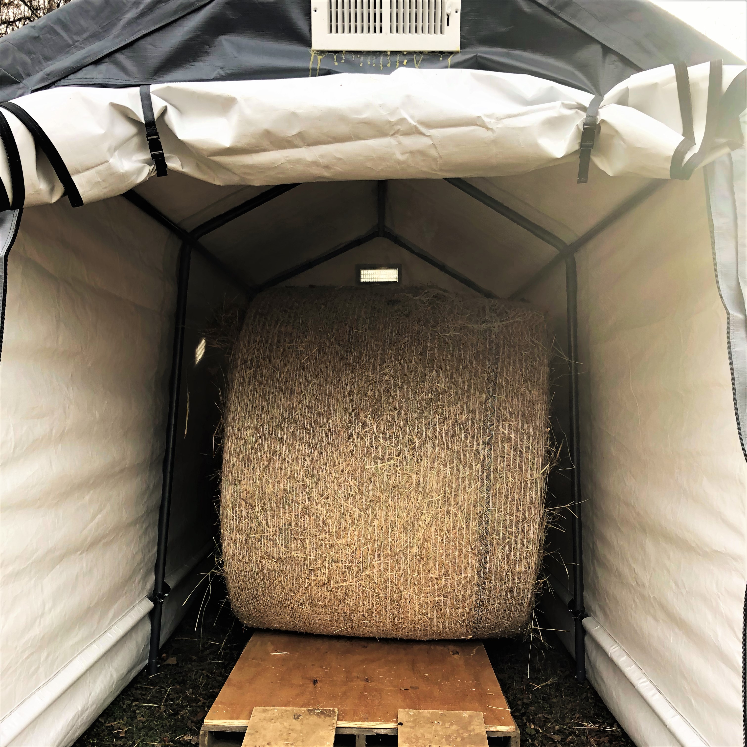DIY Round Bale Shelter