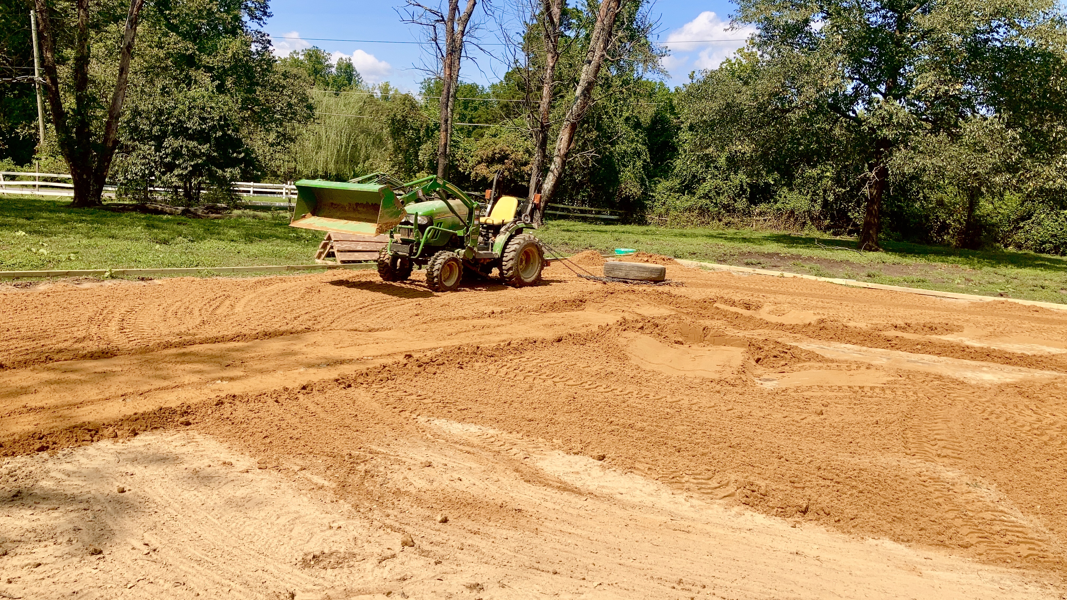 DIY Outdoor Arena Underway