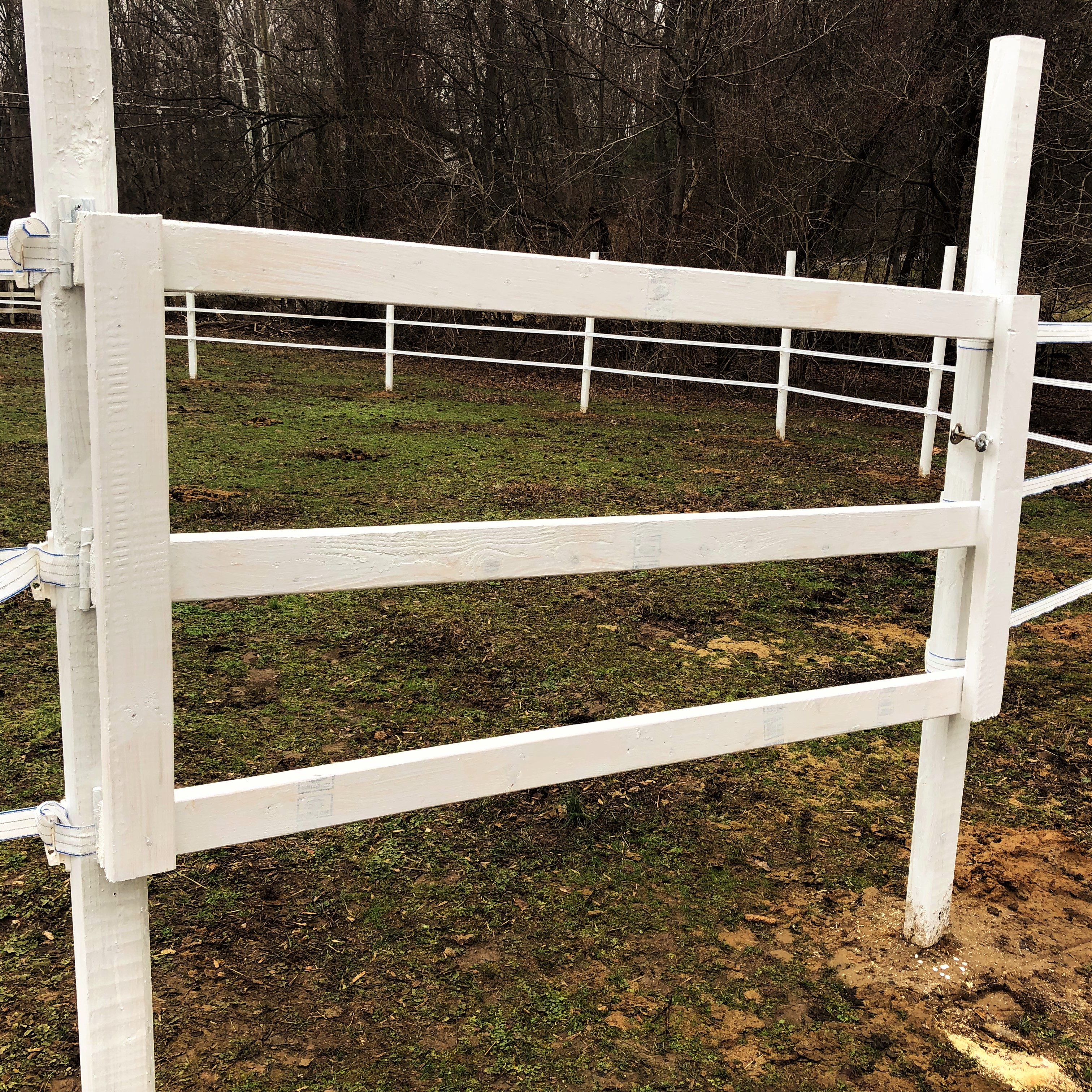 DIY Round Pen Gate Final