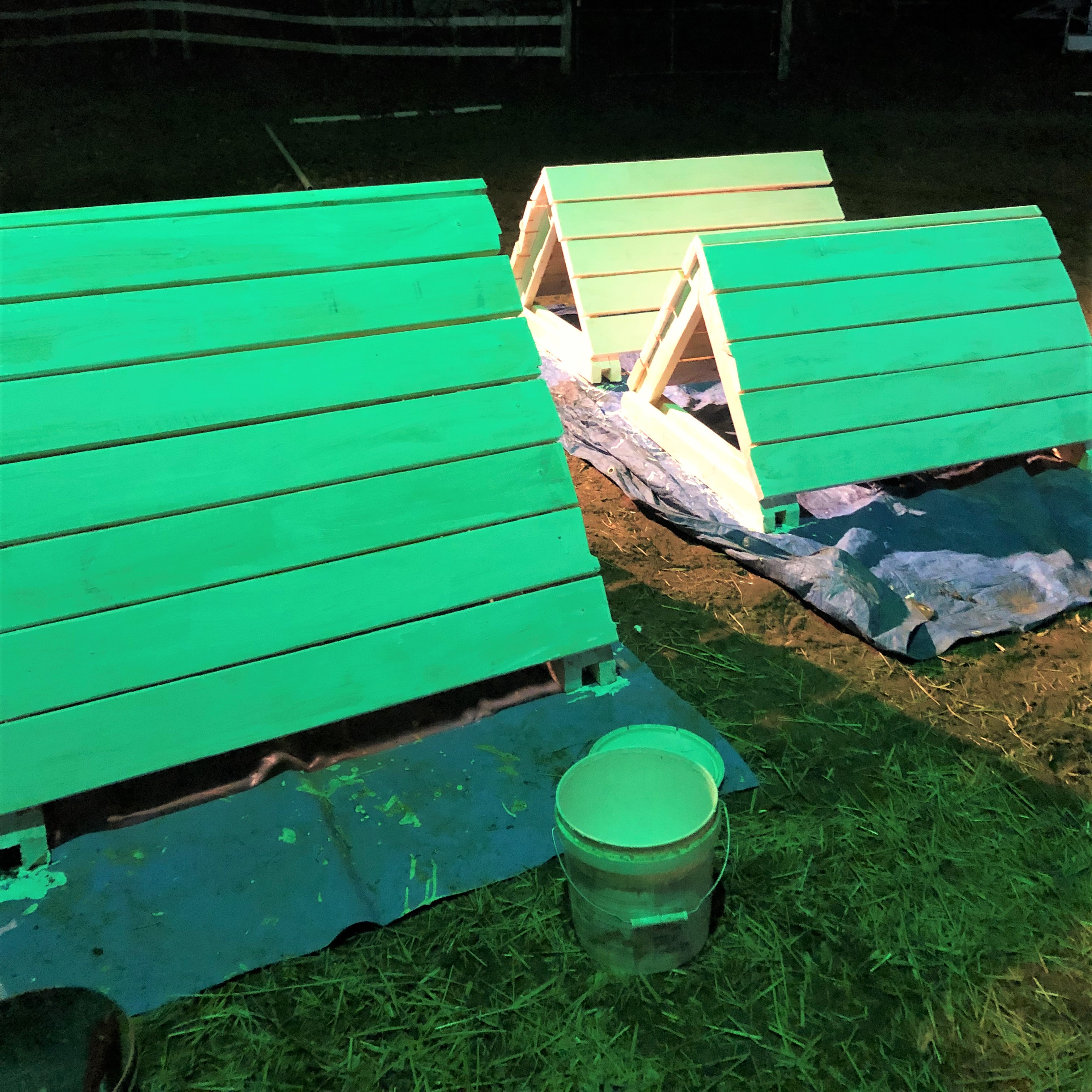 DIY Horse Jump Coops