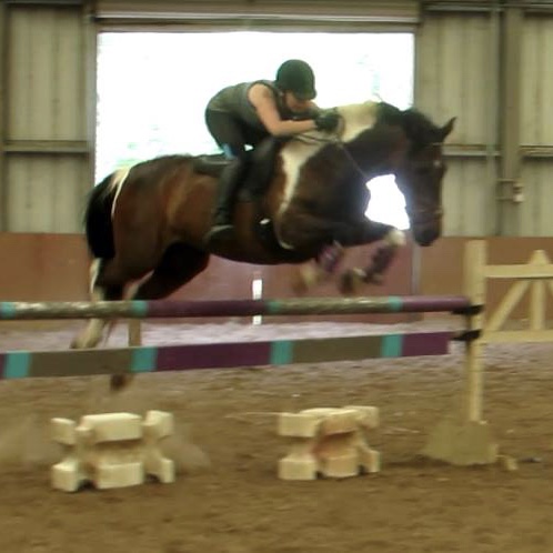 Jenna & Dreamer Jumping 3' Bareback